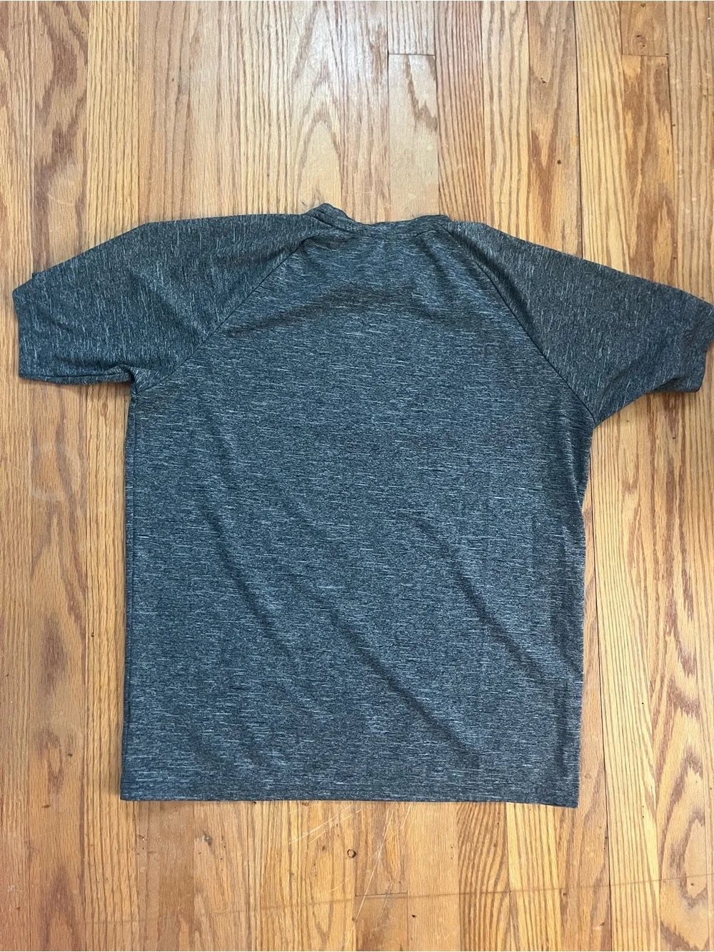 Nike Men's Dri-FIT Heathered Gray Short-Sleeve Shirt